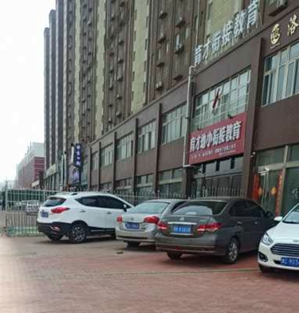 洛陽老城區中鑫家苑透水磚施工效果展示